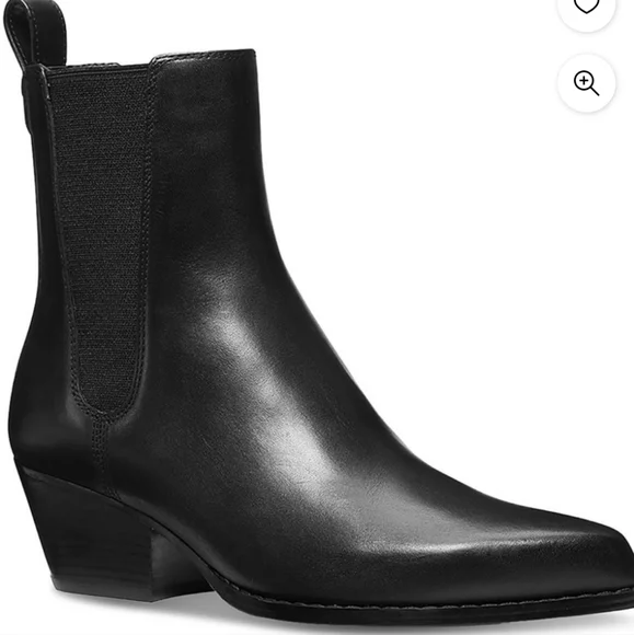 Michael Kors Kinlee Leather Bootie Size 7.5 - Picture 3 of 9